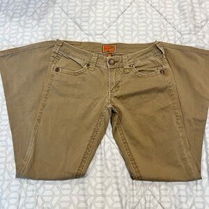Twill Twenty Two Khaki Bootcut Jeans